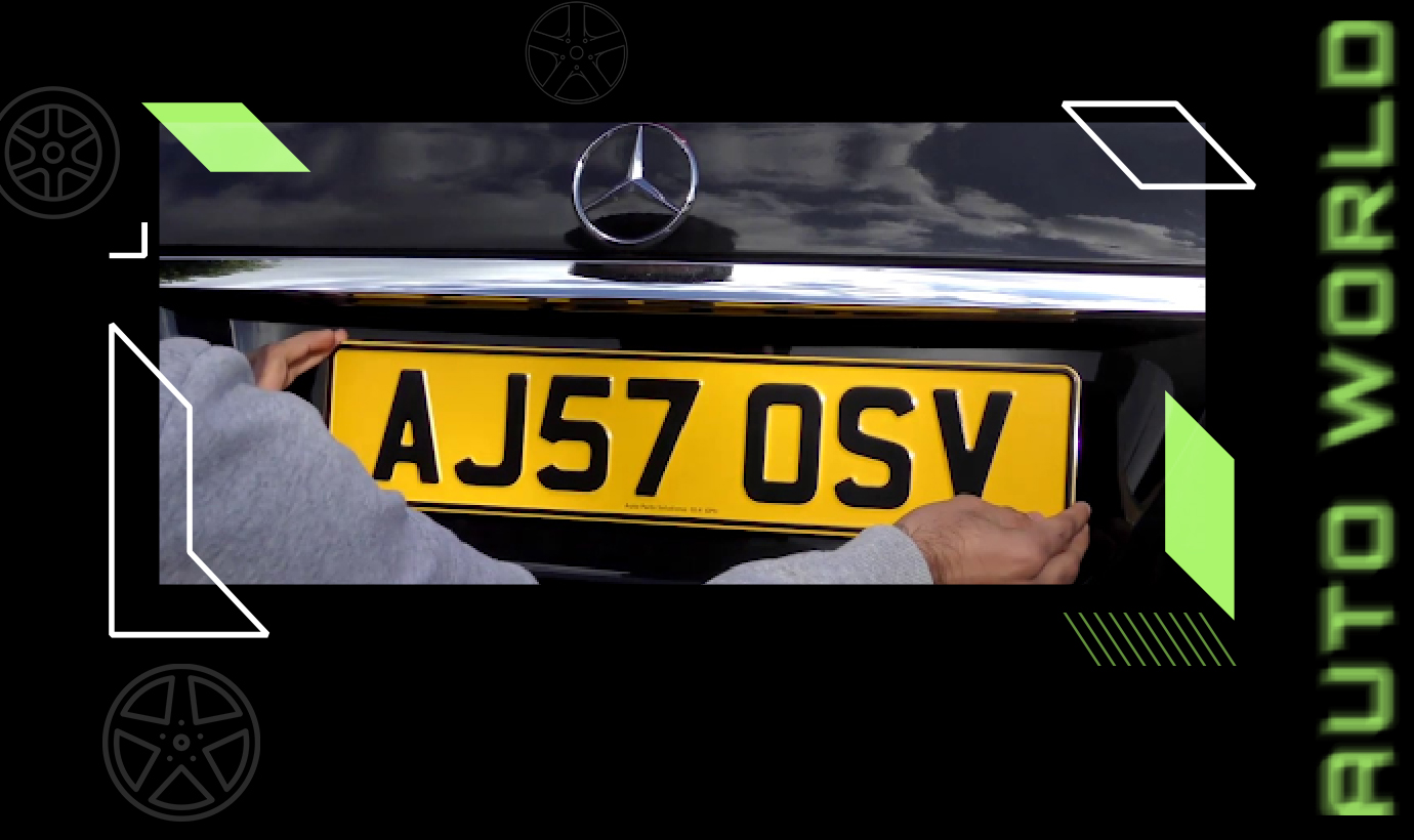 3D number Plates